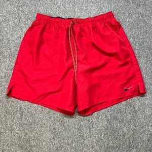 Nike Men's Red Athletic Shorts Basketball Gym Workout Size XXL